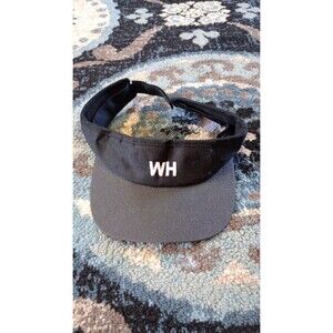 Waffle House Visor Black White Embroidered Logo Adjustable WorkWear Occupational